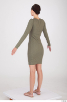  Vanessa Angel A poses dressed green long sleeve dress standing whole body 0004.jpg